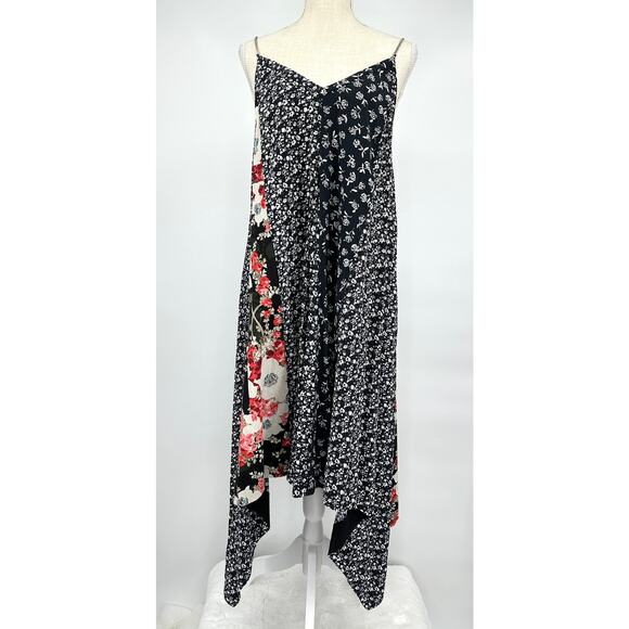 Rag & Bone Londar Midi Dress in‎ Black Floral XS - Picture 3 of 11